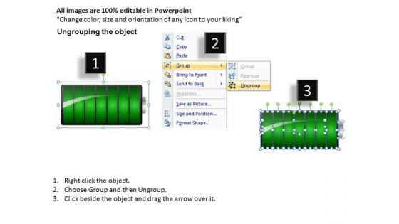 Green Energy 3d Batteries PowerPoint Slides And Ppt Diagram Templates