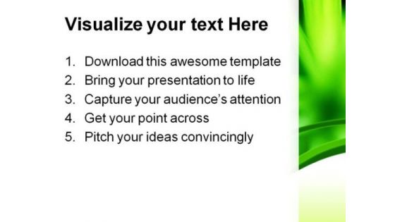 Green Energy Abstract PowerPoint Templates And PowerPoint Backgrounds 0611