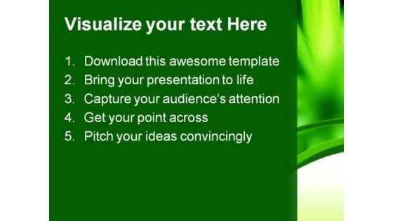 Green Energy Abstract PowerPoint Templates And PowerPoint Backgrounds 0611