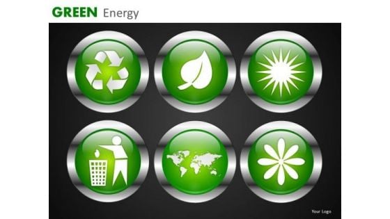 Green Energy Editable Graphics Slides PowerPoint Templates