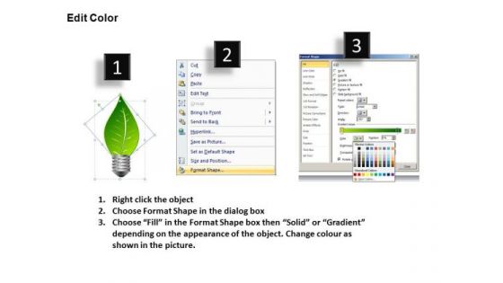 Green Energy Light Icons PowerPoint Slides And Ppt Diagrams Templates