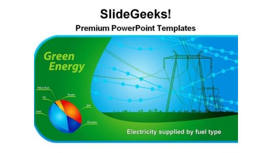 Green Energy Plant Technology PowerPoint Themes And PowerPoint Slides 0311