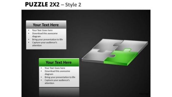 Green Energy Puzzle Piece PowerPoint Slides And Green Puzzle Editable Ppt Templates