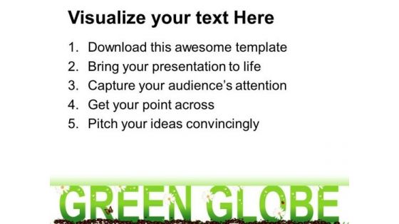 Green Globe Earth PowerPoint Templates And PowerPoint Themes 0512