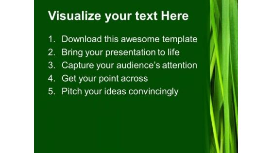Green Grass Environment PowerPoint Templates And PowerPoint Themes 0512
