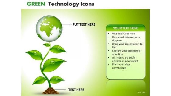 Green Growth Nature Environment PowerPoint Templates Ppt Slides