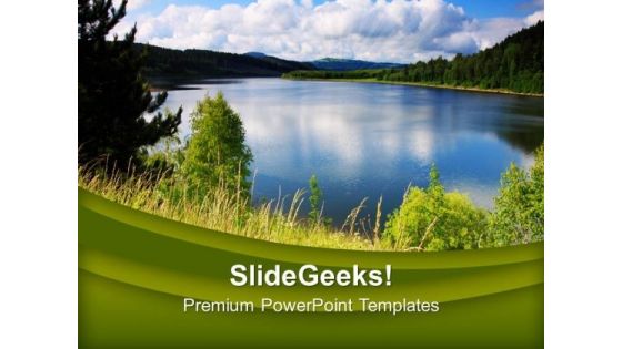 Green Natural Environment Beauty PowerPoint Templates Ppt Backgrounds For Slides 0213