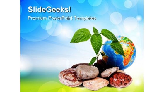 Green On Earth Environment PowerPoint Themes And PowerPoint Slides 0411