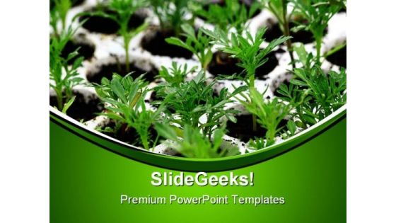 Green Plants Nature PowerPoint Templates And PowerPoint Backgrounds 0411