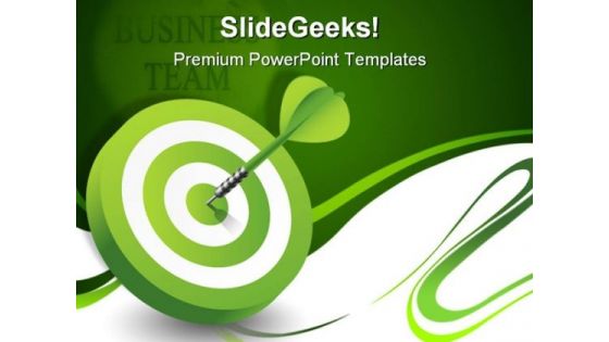 Green Target Success PowerPoint Templates And PowerPoint Backgrounds 1211