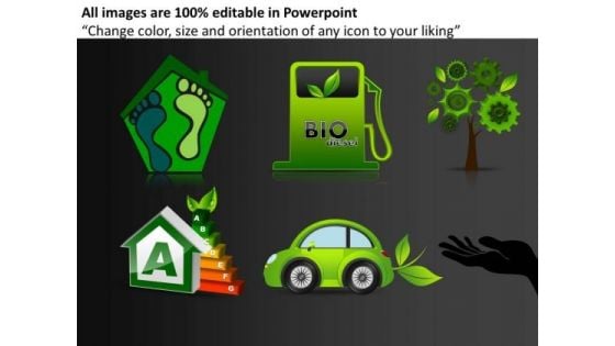 Green Technology PowerPoint Clipart Image Slides