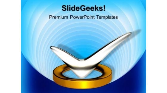 Green Tick Sign Symbol PowerPoint Templates And PowerPoint Themes 1012 Green Tick Sign Symbol PowerPoint Templates And PowerPoint Themes 1012
