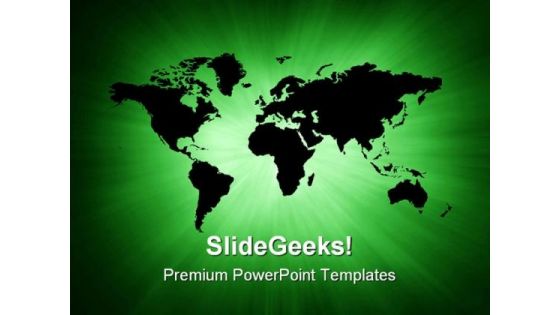 Green World Map Global PowerPoint Templates And PowerPoint Backgrounds 0211 Green World Map Global PowerPoint Templates And PowerPoint Backgrounds 0211