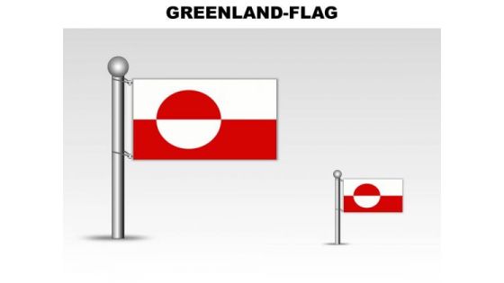 Greenland Country PowerPoint Flags