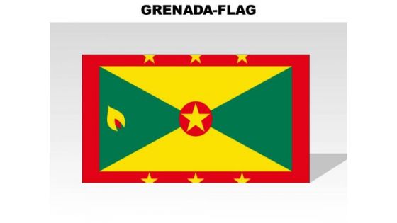 Grenada Country PowerPoint Flags