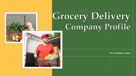 Grocery Delivery Company Profile Ppt Powerpoint Presentation CP CD V