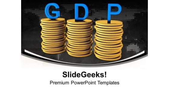 Gross Domestic Product Strategy PowerPoint Templates Ppt Backgrounds For Slides 0213