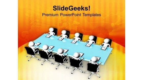 Group Discussion On A Topic PowerPoint Templates Ppt Backgrounds For Slides 0613