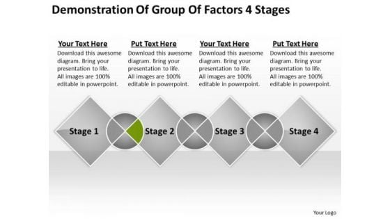 Group Factors 4 Stages Ppt Nonprofit Business Plan Template PowerPoint Slides