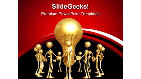 Group Idea Business PowerPoint Themes And PowerPoint Slides 0611