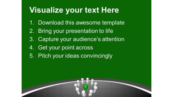 Group Of People Standing Idea Communication PowerPoint Templates Ppt Backgrounds For Slides 0113