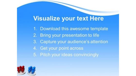 Group Of Person Discussion Business PowerPoint Templates And PowerPoint Themes 0812