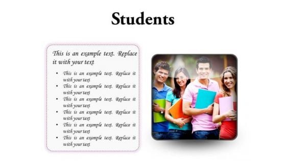 Group Of Students Education PowerPoint Presentation Slides S