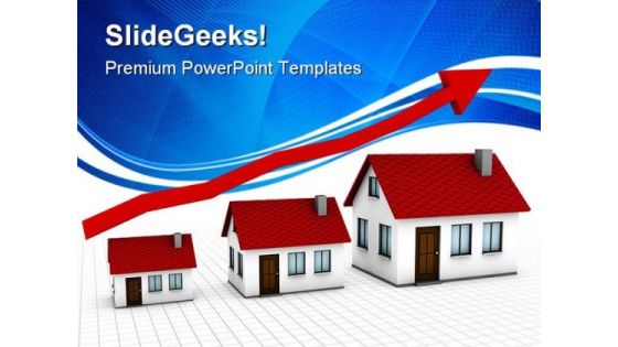 Growing Housing Market Real Estate PowerPoint Themes And PowerPoint Slides 0411