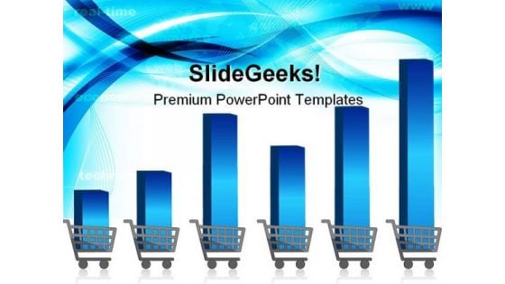 Growing Shopping Graph Sales PowerPoint Templates And PowerPoint Backgrounds 0411