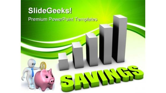 Growing Your Savings Business PowerPoint Templates And PowerPoint Backgrounds 0611