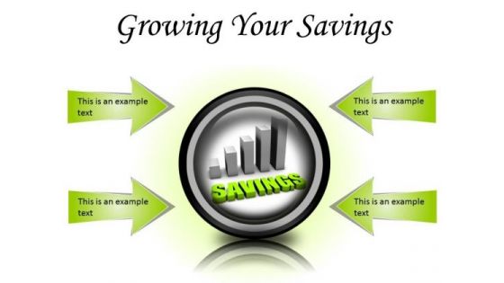 Growing Your Savings Future PowerPoint Presentation Slides Cc