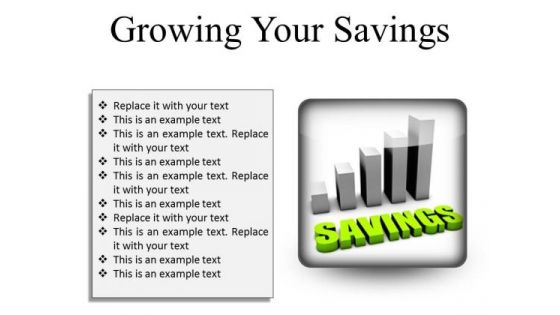 Growing Your Savings Future PowerPoint Presentation Slides S