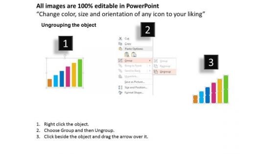 Growth Arrow Graph For Business Analysis PowerPoint Templates