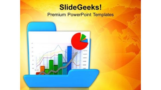 Growth Charts And Put Them In Security PowerPoint Templates Ppt Backgrounds For Slides 0713