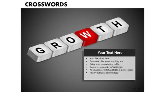 Growth Crosswords PowerPoint Templates