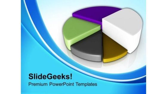 Growth Factors As Pie Chart Business PowerPoint Templates Ppt Backgrounds For Slides 0413