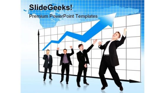 Growth Graph Business PowerPoint Templates And PowerPoint Backgrounds 0611