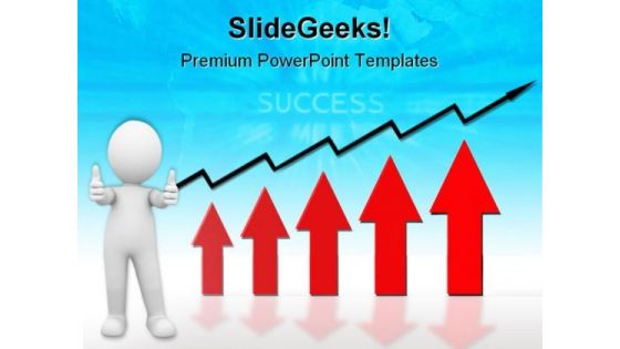 Growth Graph Business PowerPoint Themes And PowerPoint Slides 0711