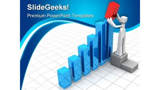 Growth Graph Finance PowerPoint Themes And PowerPoint Slides 0511