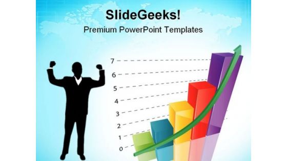 Growth Graph New Business PowerPoint Themes And PowerPoint Slides 0711