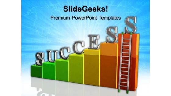 Growth Ladder Success PowerPoint Templates And PowerPoint Themes 0512