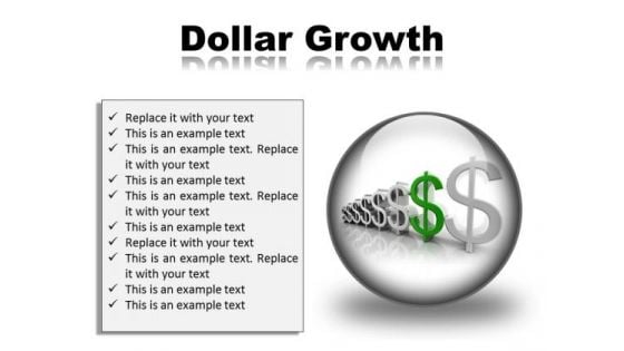 Growth Money PowerPoint Presentation Slides C