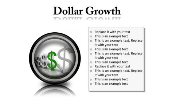 Growth Money PowerPoint Presentation Slides Cc