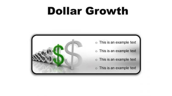 Growth Money PowerPoint Presentation Slides R