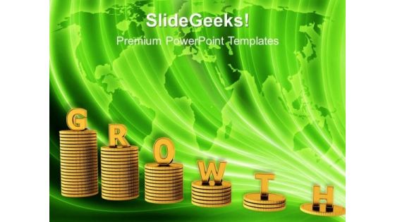 Growth Money PowerPoint Templates And PowerPoint Themes 1012