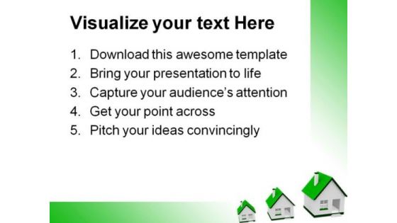 Growth Of Houses Real Estate PowerPoint Themes And PowerPoint Slides 0411