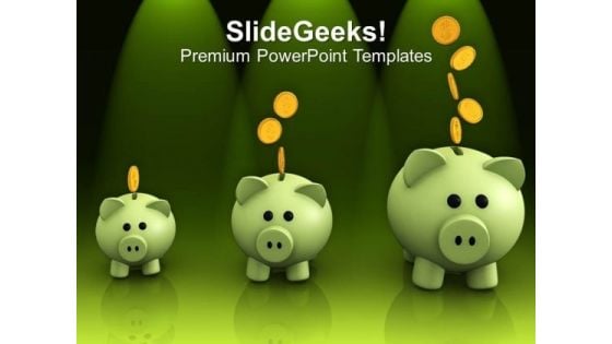 Growth Of The Capital Piggy Bank PowerPoint Templates Ppt Backgrounds For Slides 0113 Growth Of The Capital Piggy Bank PowerPoint Templates Ppt Backgrounds For Slides 0113