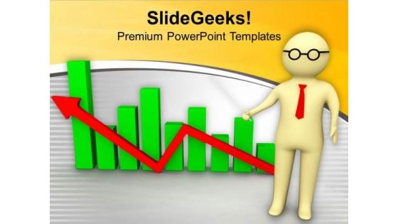 Growth Related Fluctuation To Team PowerPoint Templates Ppt Backgrounds For Slides 0713