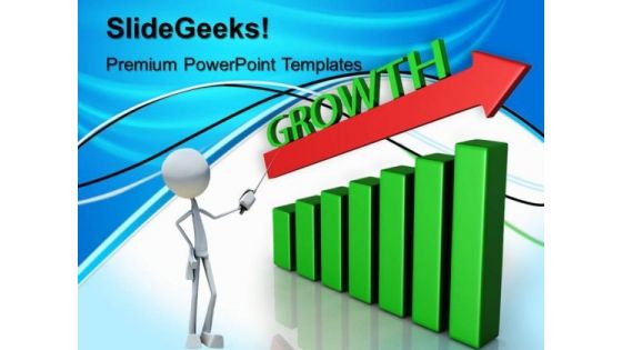 Growth Success Arrows PowerPoint Templates And PowerPoint Themes 0612