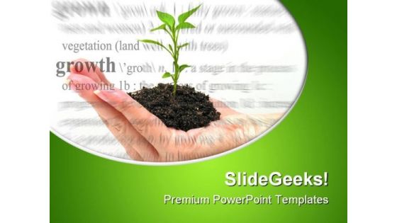 Growth Theme Environment PowerPoint Templates And PowerPoint Backgrounds 0511